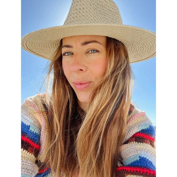 Hat Attack Luxe Vented Packable Hat in Natural One Size Womens Sun Garden Beach - Picture 10 of 12